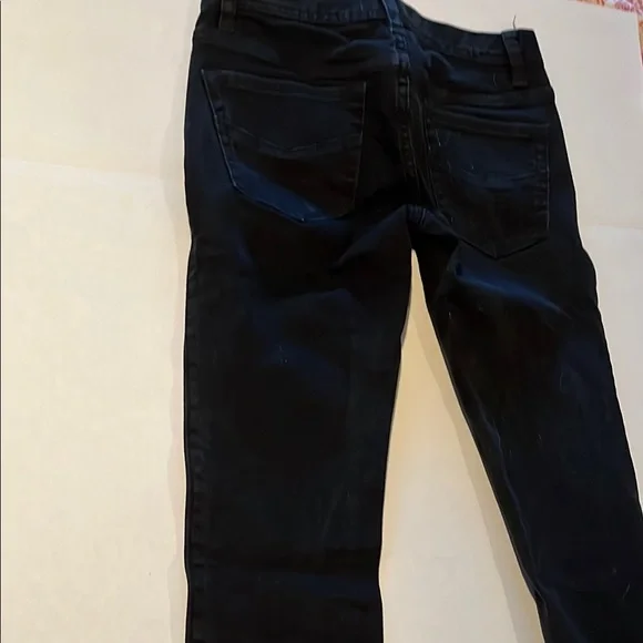 Free People Black Denim with Zipper Detail. - Picture 5 of 7